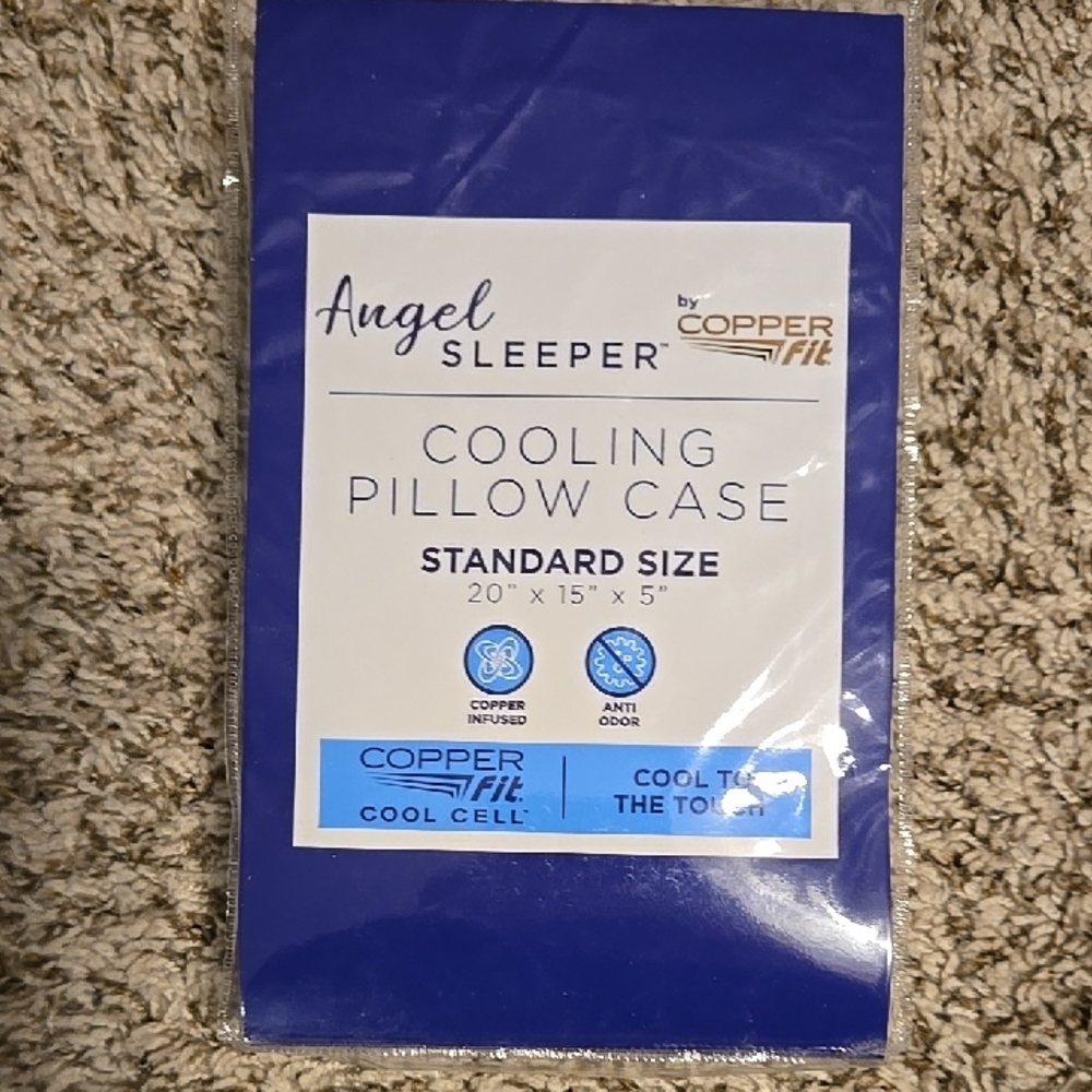 NEW Copper Fit Angel Sleeper Cooling Pullow Case  20in x 15in x 5in